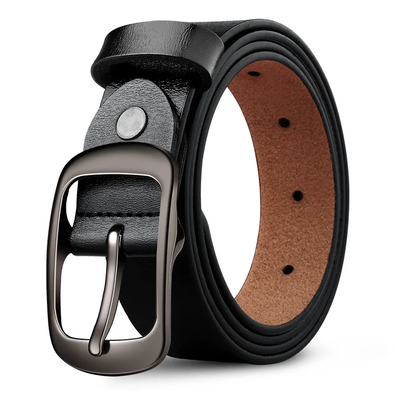 Men's Simple Pin Buckle Wear-resistant Cowhide Belt-inspireuse