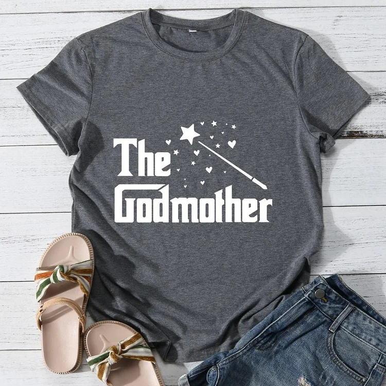 The godmother Round Neck T-shirt-Annaletters