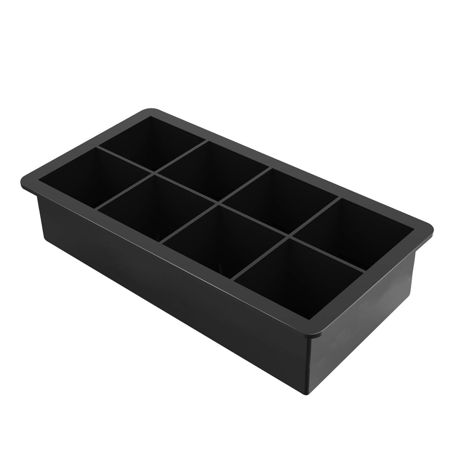 

Silicone Ice Cube Trays for Freezer 8 Cells Square Ice Molds for Drinks, There is a cover, 501 Original