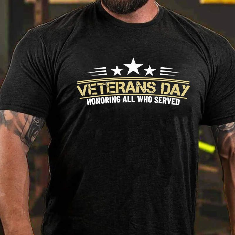 Veterans Day Honoring All Who Served T-Shirt ctolen