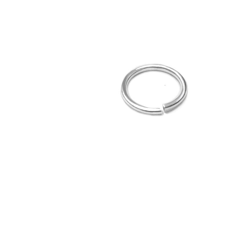 20 Pieces 925 Sterling Silver Circle Solid Color Jump Ring Jewelry Accessories