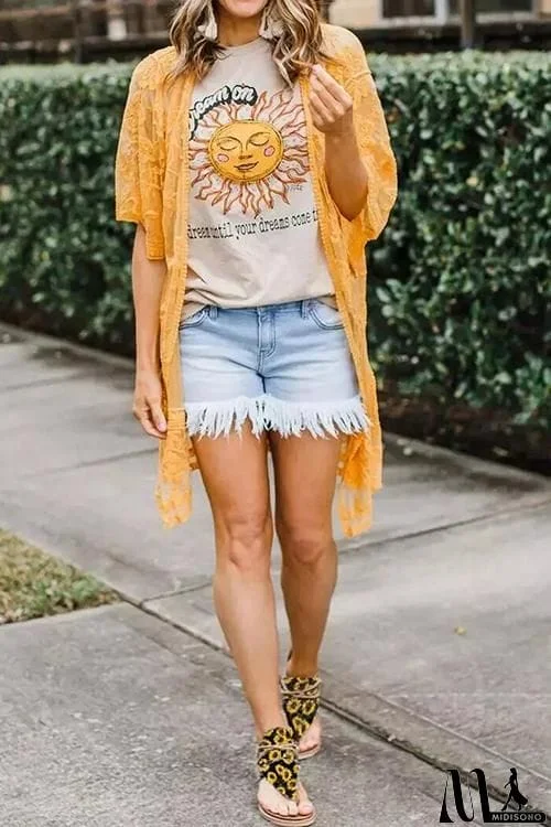 MidiSono - Lace-up Zip Flat Sandals