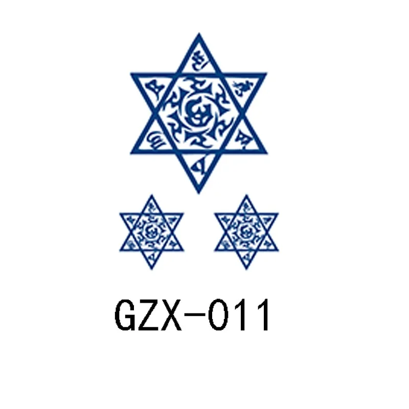 Herbal Semi-Permanent Tattoo Sticker Net Red Tattoo Sticker Waterproof Sweat Lasting Herbal Tattoo Sticker