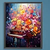 (US Only)Paint By Numbers Kit On Canvas DIY Oil Art Flower Picture Home Wall Decor40x50cm
