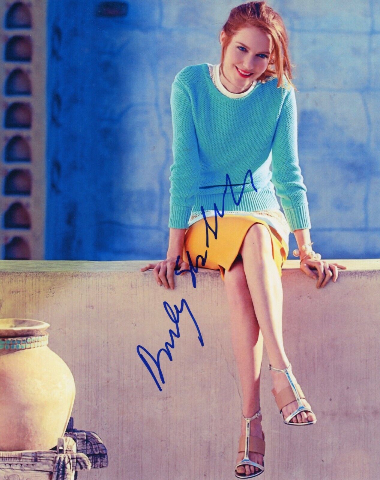 ~~ DARBY STANCHFIELD Authentic Hand-Signed Scandal Abby Whelan