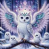 Diamond Painting-DIY Crystal Rhinestone Owl