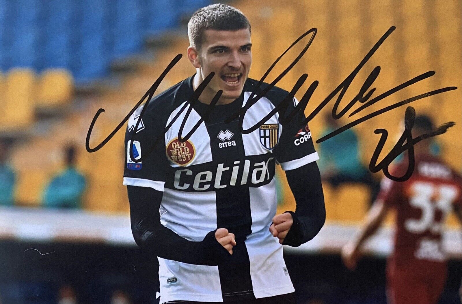 Valentin Mihaila Hand Signed Parma 6X4 Photo Poster painting