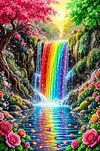 Luxury AB Velvet Diamond Painting Kit - Landscape