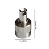 8Pcs Slotted Head Valve Stem Caps Leak-proof Car Tire Tool Cap Auto Repair Parts
