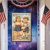 Diamond Painting -DIY Round Drill Independence Day Land that Love(60*40CM)