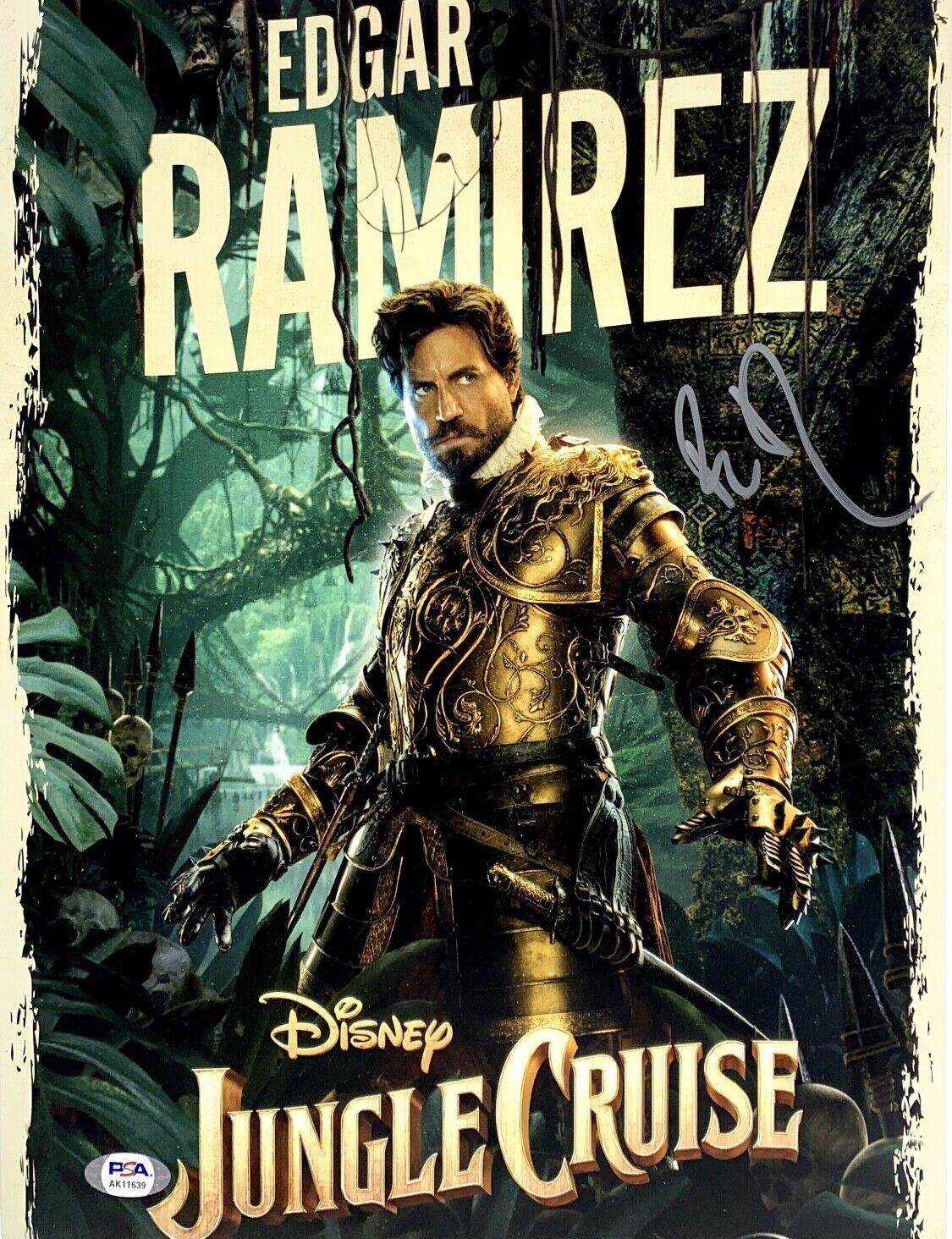 Edgar Ramirez Signed 11x14 Photo Poster painting PSA AK11639 The Jungle Book