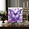 Framed Diamond Painting - Full Round Drill - Butterfly (25x25cm)