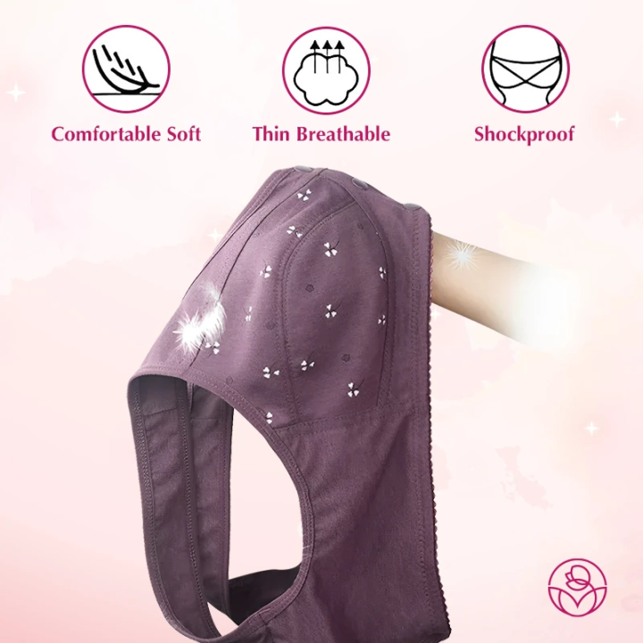 Faith Bra - Designed for Senior - Front Closure Cotton Bra