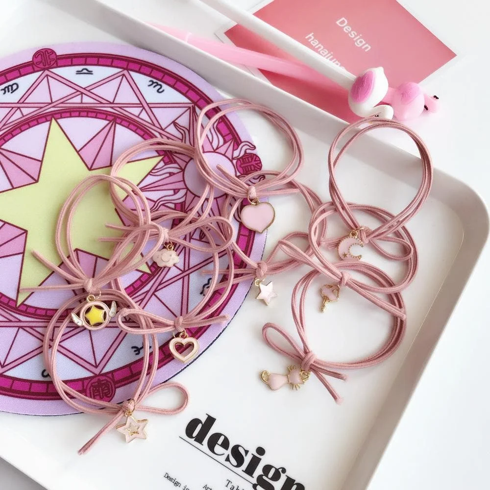 Pink Cardcaptor Sakura Kawaii Hair Ring SP1811785