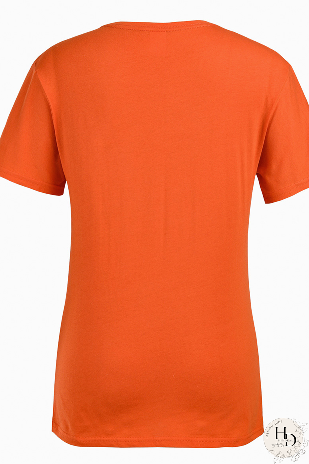 Red Fashion Casual Print Split Joint O Neck T-Shirts