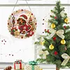 XMAS DIY Acrylic Special Shape Diamond Painting Hanging Pendant Hanging Kit