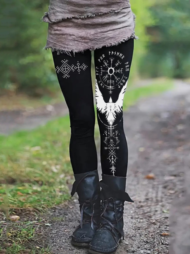 Tribal Pattern Print Leggings