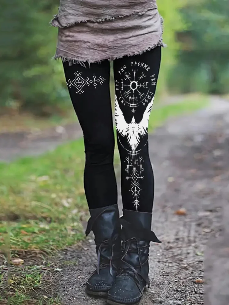 Tribal Pattern Print Leggings