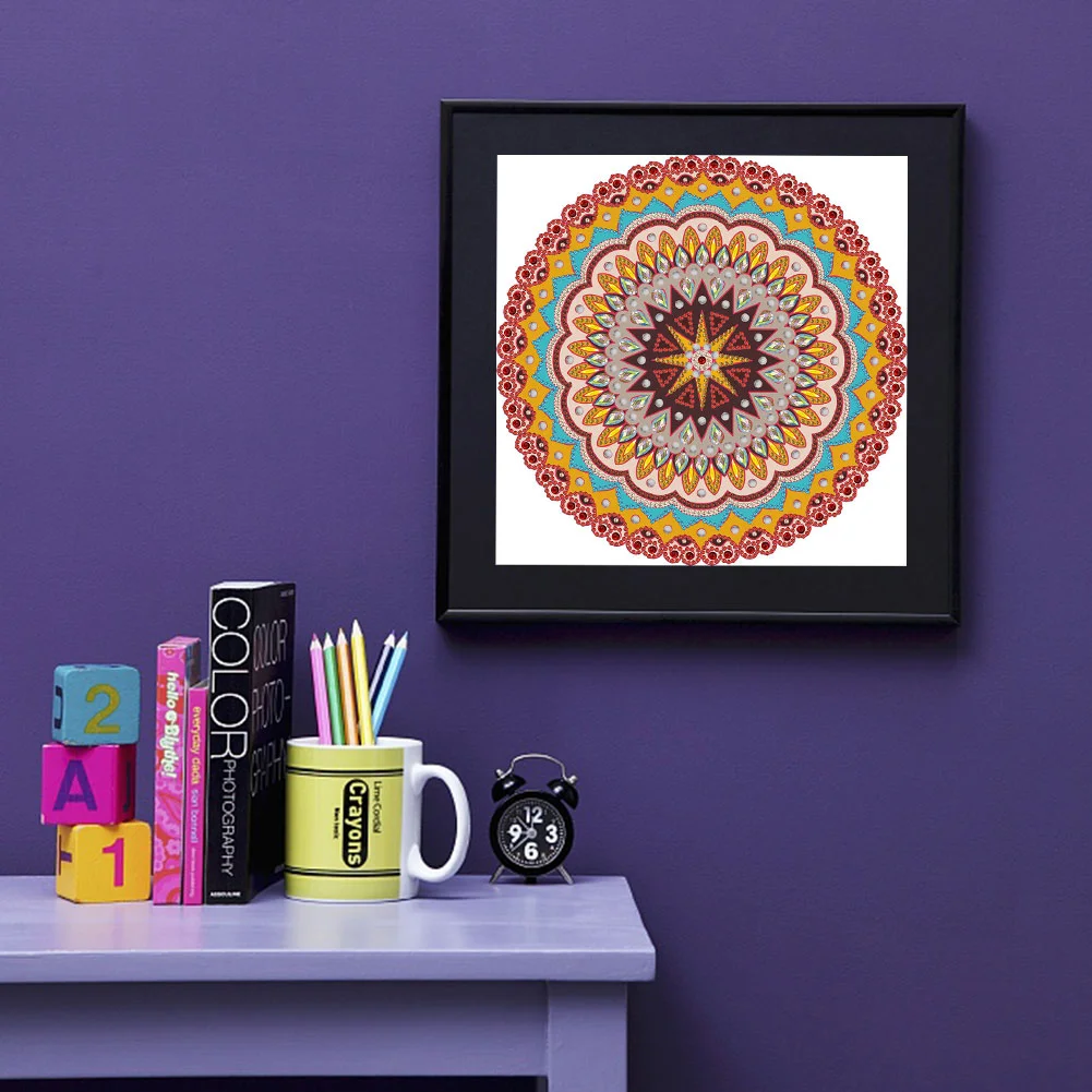 Special Shape Diamond Painting 30*30cm - Mandala Pattern