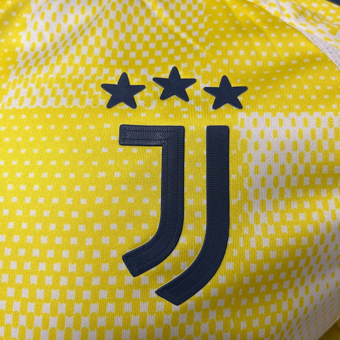 24/25 Juventus Away Player Version Men's Football T-Shirt 1:1 Thai Quality