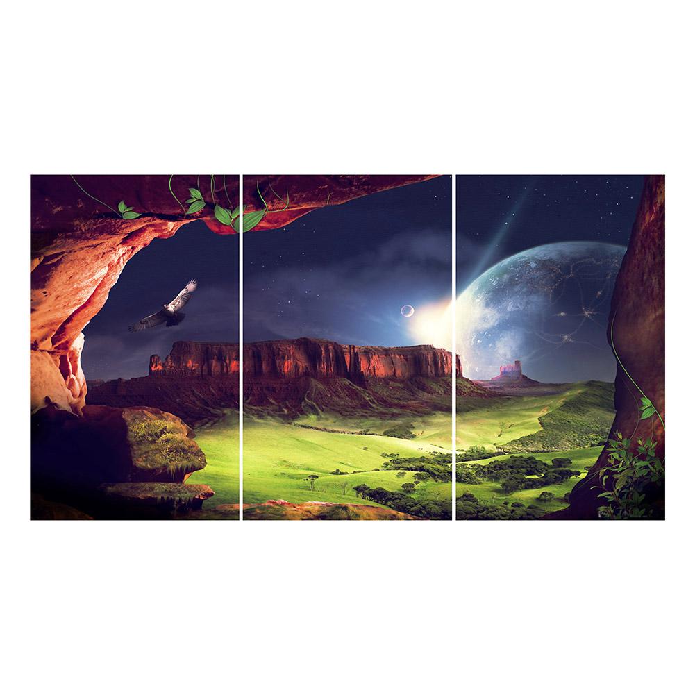 

90*45CM - Multi-picture Diamond Painting - 3pcs Star Sky, 501 Original