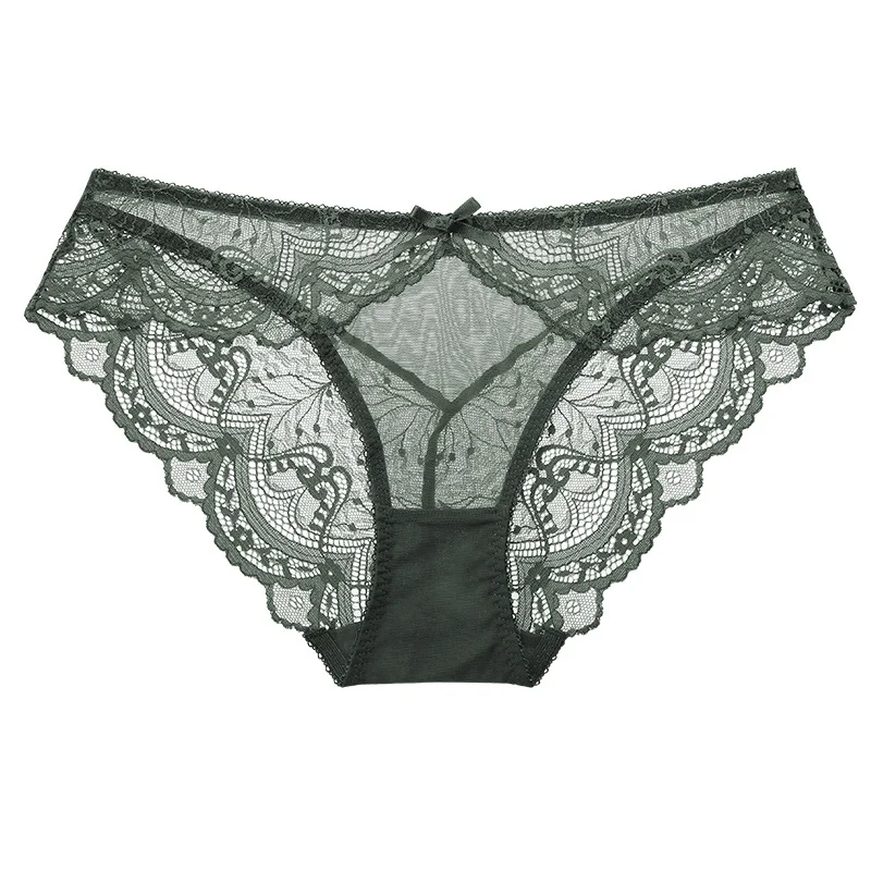 Churchf Lace Sexy Underwear Lady's Life Year Big Red Underwear Pure Desire Mid-Rise Pure Desire Without Trace Girl Underwear