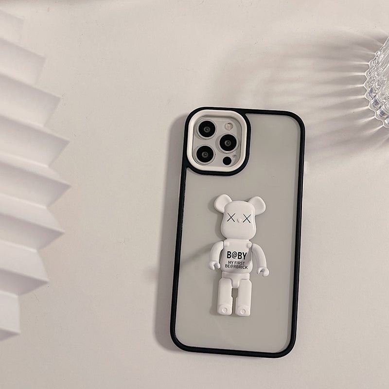 Bearbrick Two-color Bracket Phone Case