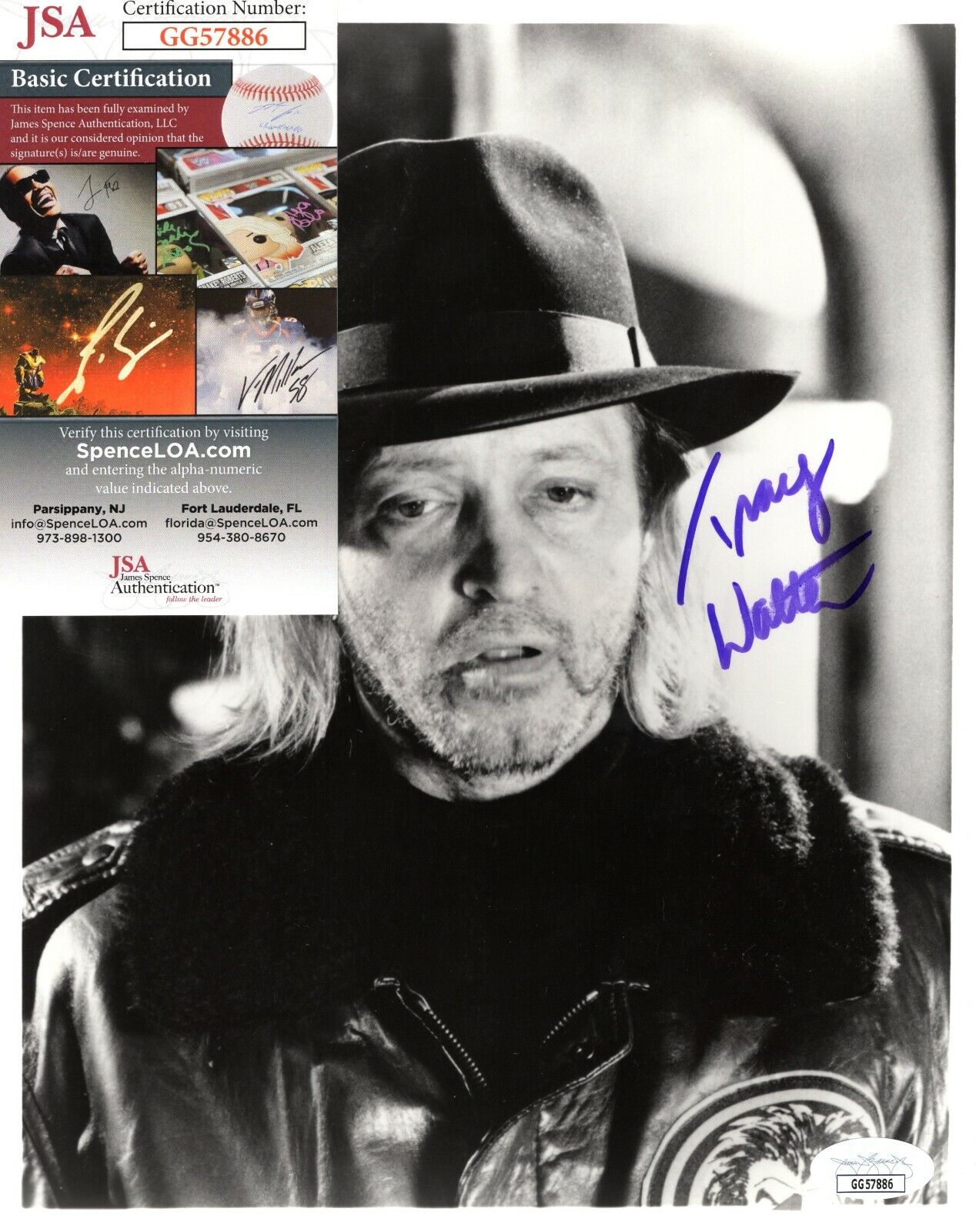 Tracey Walter Actor Batman Bob The Goon Hand Signed 8x10 Photo Poster painting with JSA COA