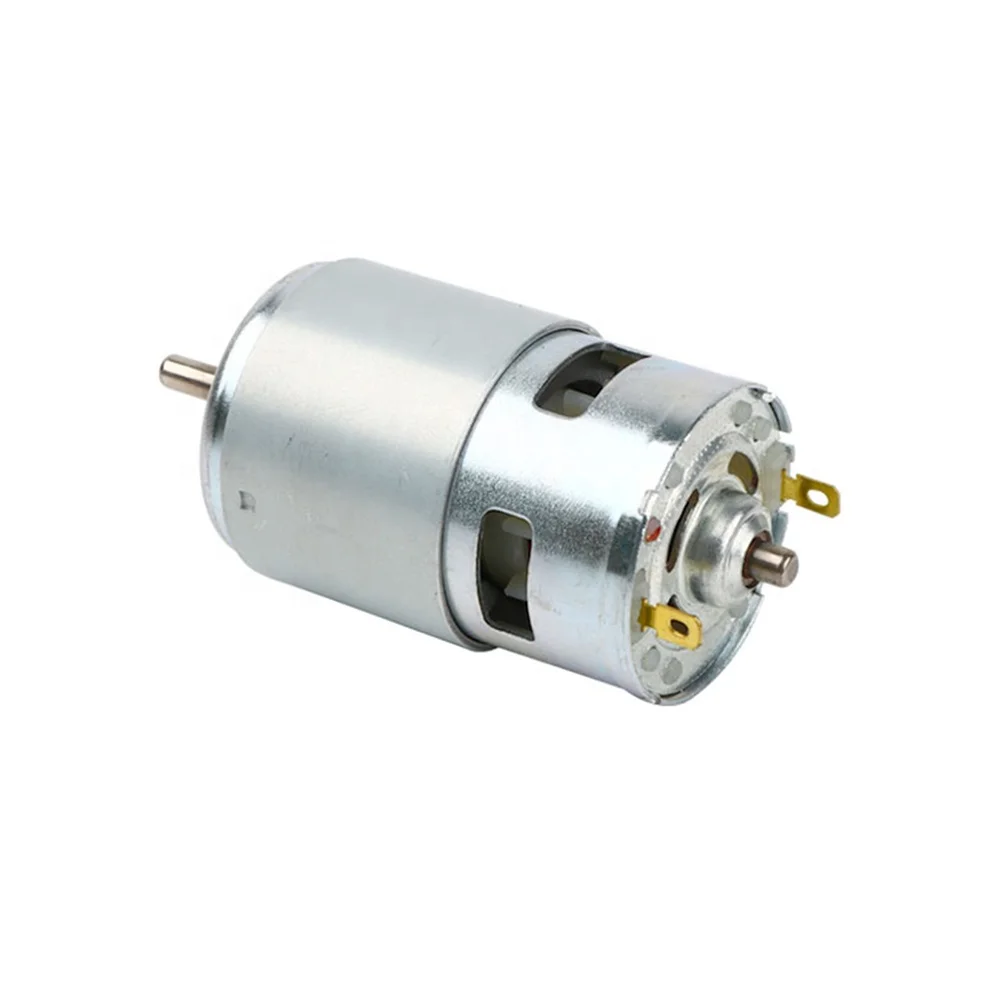 Micro Motor 12V 12000 RPM 775 Motor Ball Bearing High Speed High Torque DC Motor 5mm Shaft Connect