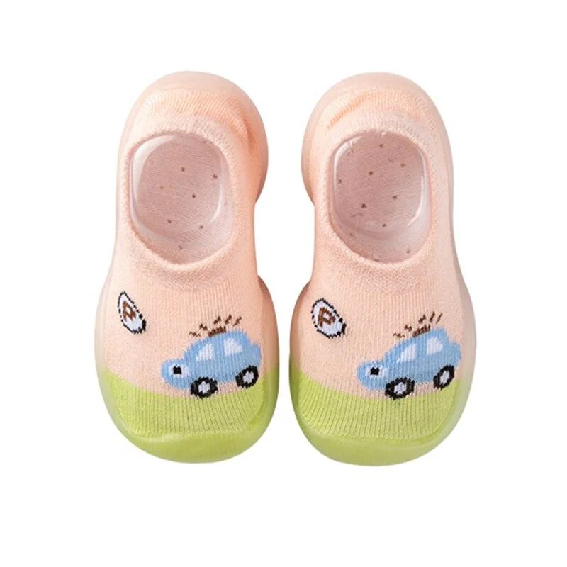 Baby Shoes First Shoes Summer Baby Walkers Toddler First Walker Baby Girl Kids Soft Rubber Sole Shoe Knit Breathable Booties