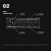 Modular Docking Station USB Expansion Power Controller With Independent Control Switch Button