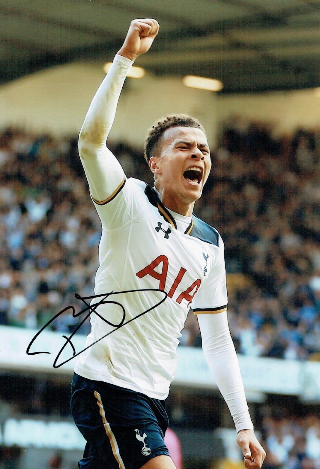 Dele ALLI SIGNED Autograph 12x8 Photo Poster painting 6 AFTAL COA SPURS Tottenham Hotspurs