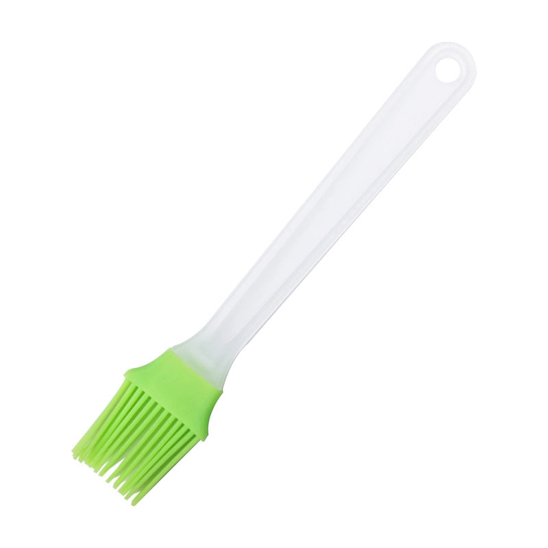 Silicone Oil Brush Small Split Non-lint Barbecue Seasoning Brush High Temperature Baking Oil Brush Plastic Handle Barbecue Brush