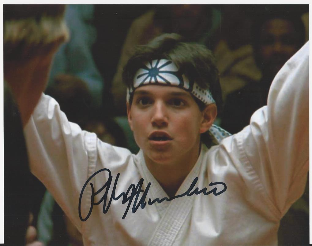 Ralph Macchio - Karate Kid signed Photo Poster painting