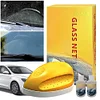 Car Glass Oil Film Remover Brush with Refill Liquid Auto Glass Cleaning Mouse