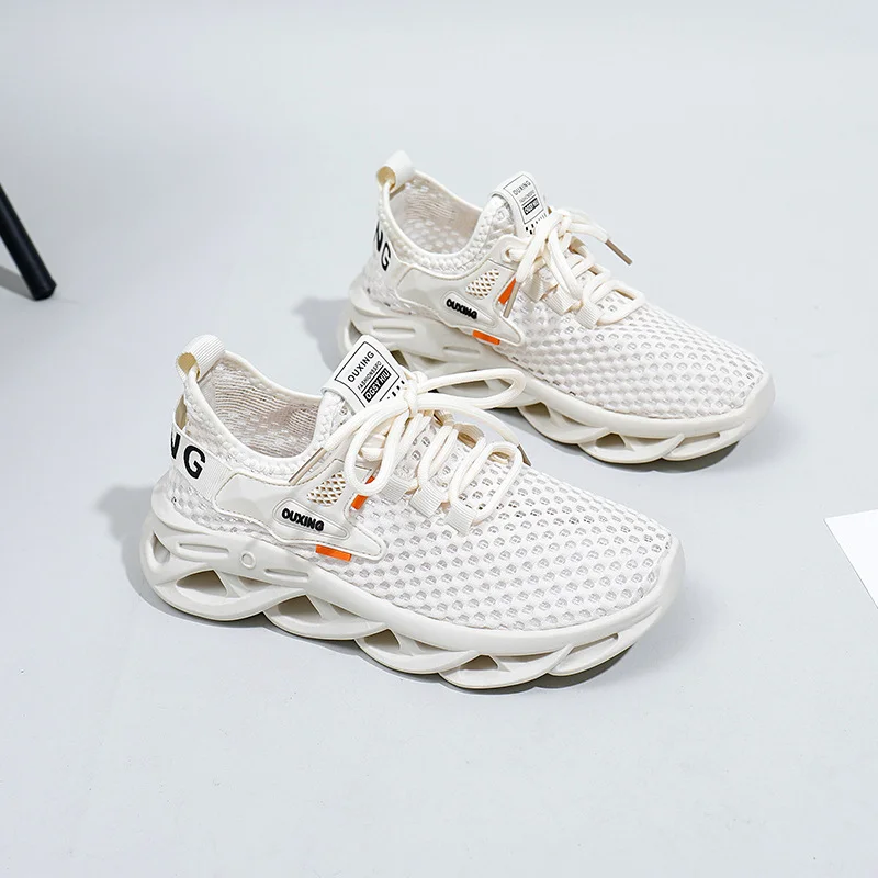 Tanguoant Tanguoant Summer New Korean Version Breathable Flying Weaver Female Shoes Ins Tide Students Running Sneakers Women's Casual Shoes HY 158