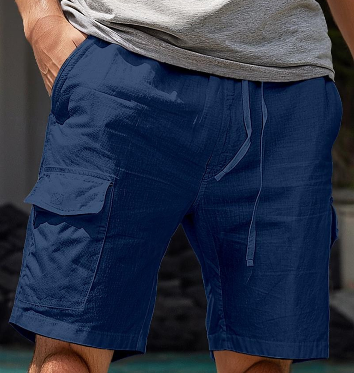 Men's casual loose shorts