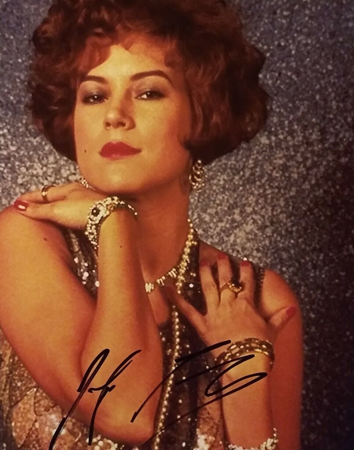 Jennifer Tilly - Bullets Over Broadway - signed 8x10