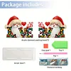Acrylic Double Sided Christmas 5D DIY Diamond Art Paper Towel Storage Rack Napkin Holder Kit