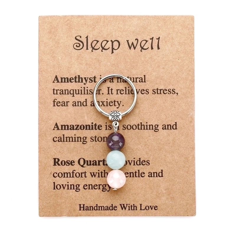 3 Pieces Minimalist Star Beaded Beaded Keychain