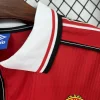 Retro 1998-99 Long-Sleeved Manchester United Soccer Jersey Home