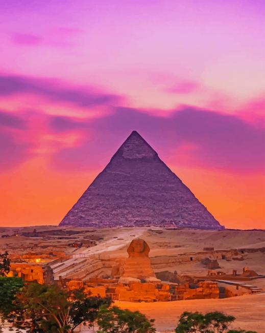 

Pyramid Of Khafre – Paint By Numbers - 40*50CM, 501 Original
