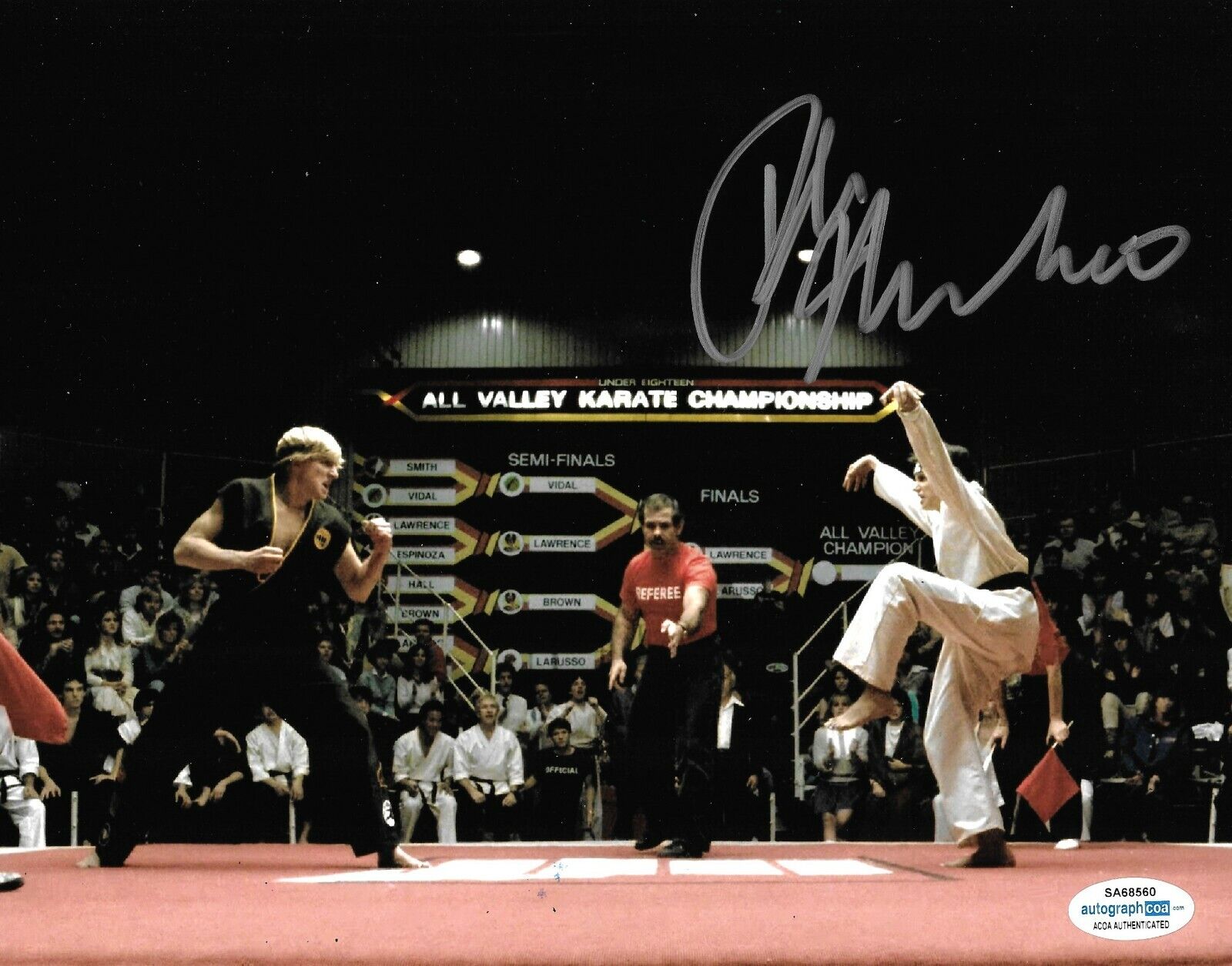 Ralph Macchio Signed The Karate Kid 10x8 Photo Poster painting AFTAL ACOA