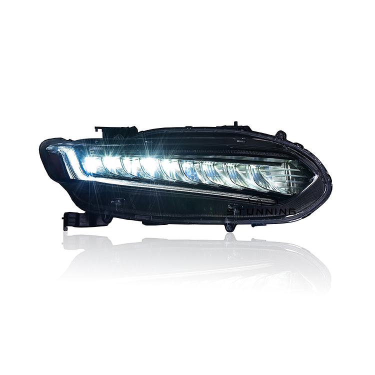 Full LED Headlight Headlamp Assembly for Honda Accord 10 10th 2017-2020 head light head lamp plug and play ITN Auto