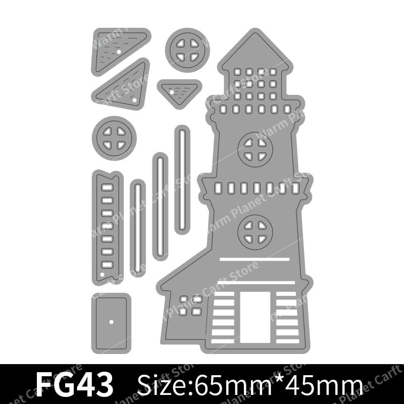 Lighthouse Making Scrapbook  Metal Cutting Dies Stencil Frame Embossing Template DIY Greeting Card Handmade 2020