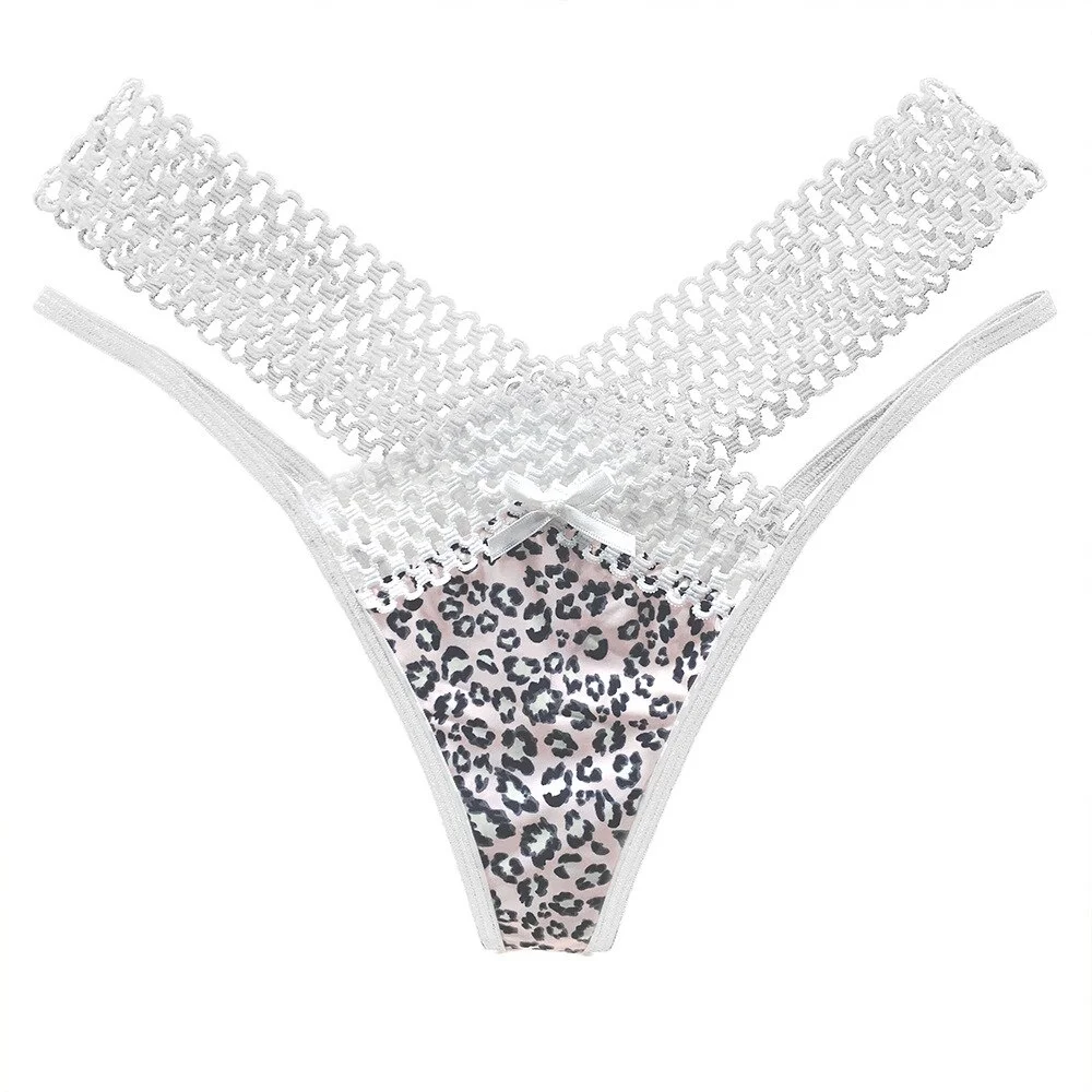 Interwoven Ribbon Low Waist Hollow Out Underwear