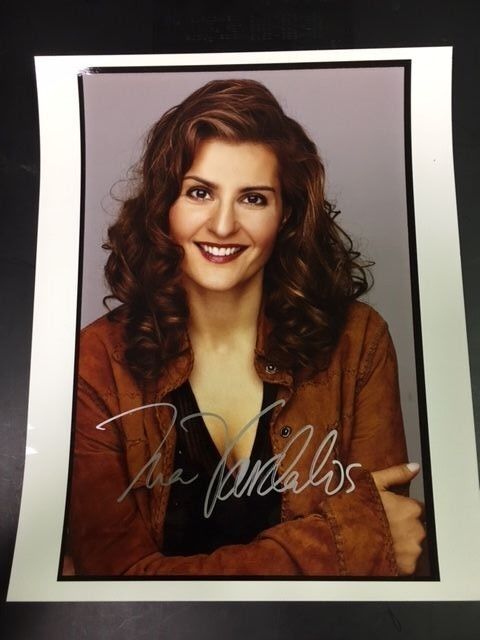 Nia Vardolos Beautiful 8x10 Close Up with COA