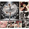 Beaut&eacute; sp&eacute;ciale en forme de 5d bricolage partiel diamants points kits d&rsquo;art pr&eacute;cieux pour adultes d&eacute;butants d&eacute;coration int&eacute;rieure diamants peintures de pierres pr&eacute;cieuses 11,81 x 11,81 pouces
