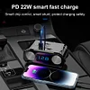 Car Cigarette Lighter Socket PD 22W Car Charger Adapter 2 Socket Digital Display