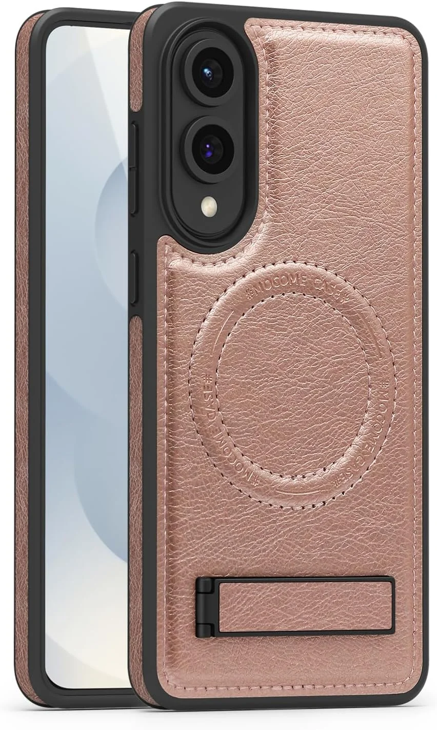 Samsung Galaxy Z Fold 6 Leather Case Magnetic Protective Case Holder Phone Case